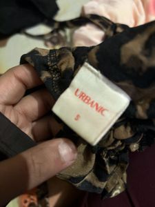 Leopard Print Mini Wrap Dress