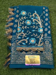 Banarsi Saree With Fix Foil Print