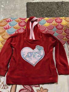 Red 'Love' Hoodie