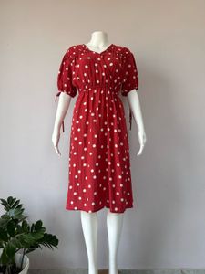 Polka Dot Cotton Dress