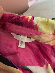 Cropped satin Shirt
