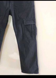 Black Cargo Jeans