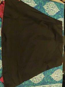 Beautiful Black Kurta With Pink Border
