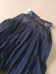 Cute Navy Blue Blouson Top💙💅