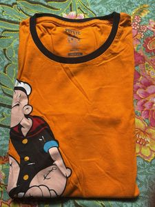 Attractive Vintage Popeye Graphic Tee
