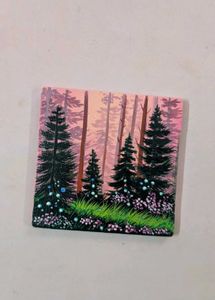 Mini Forest Scene Painting