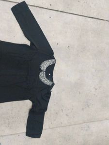 Black Embellished Top