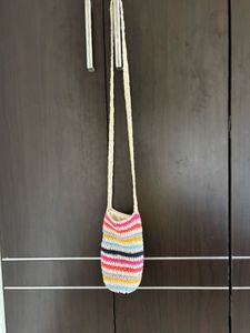 Striped Sling Bag