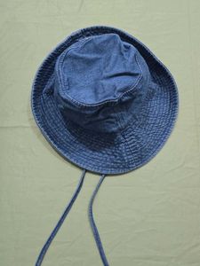 H&amp;M Denim Tie Detail Bucket Hat