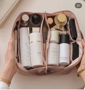 White Makeup Pouch