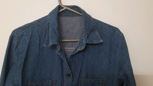 Long Denim Dress.Thick Soft Material. Casual Wear