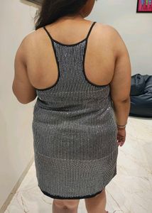 Sparkly Sleeveless Mini Dress