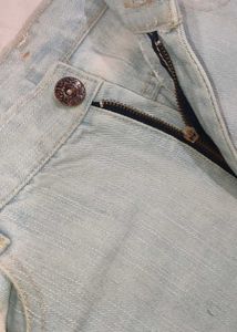 Unisex Denim Jeans Back Pocket Designated