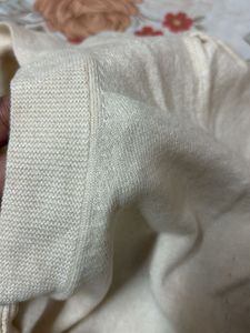 Elegant Beige Knit Sweater