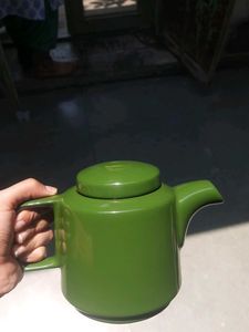 Green Ceramic Teapot