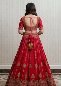 Elegant Red Bridal Lehenga