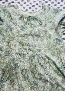 Short Floral Kurti