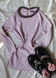 Zara Neck Work Top