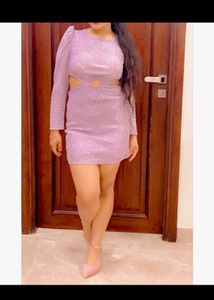 Lavender Colour Dress