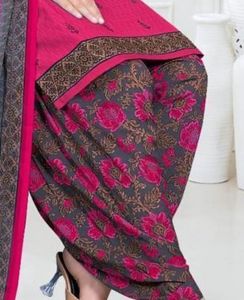 Unstitched Patiala suit