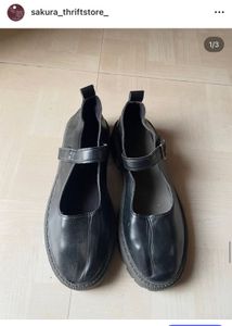 Black Mary Jane Platform Shoes