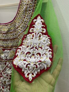 Beautiful Green Heavy Party Wear Suit