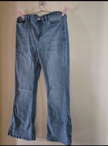 Bustier Top, Square Neck Top &amp; BootCut Jeans Combo