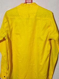 Totally New Shining Yellow Kurta Shirt