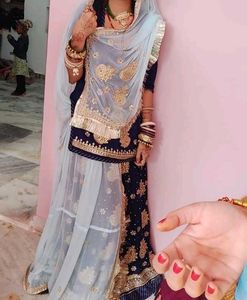 Neavy Blue Rajputi Poshak 💗