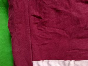 Burgundy Track Pants