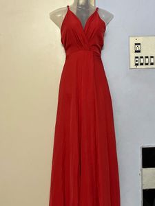 Pintrest Red Maxi Dress🍎