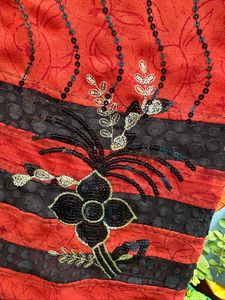 Elegant Sequinned Saree
