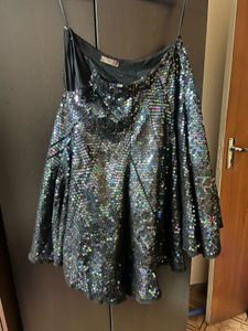 Sequin Black Skirt