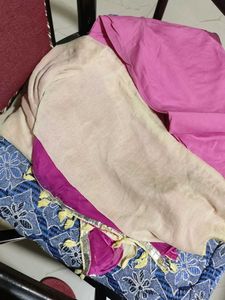 Floral Print Churidar Suit Set