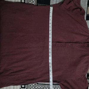 Khadi Brown Cotton Kurta