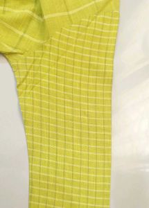 Chartreuse Plaid Tunic Dress