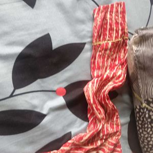 Red Striped Kurta