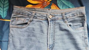 Light Wash High-Waisted Flare Jeans