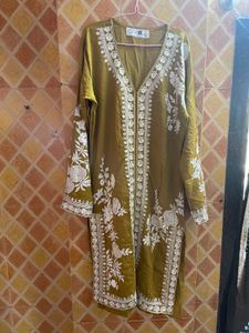 Autumn Lane Embroidered Co-ord Set- S
