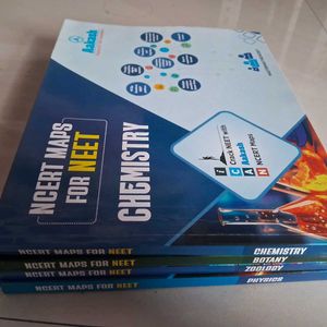 Aakash modules(Ncert maps) combined 4 subjects PCB