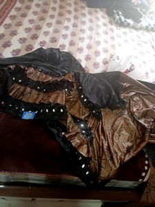 BRAND NEW PARTY' WEAR FRILL SAAREE