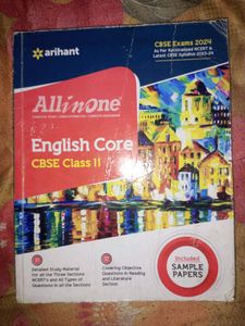 All in One English Core Book For Class 11th