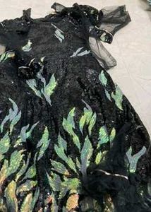 Never Used Gown With Full Work