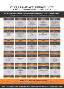 25 Law Bare Acts Collection For AIBE 2025