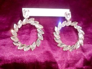 American Diamonds Round Earrings 💎