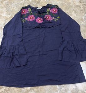 Floral Embroidered Top