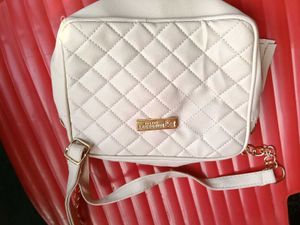 White Quilted Crossbody Bag