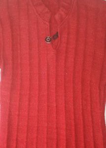 Woolen Dark Red Kurta
