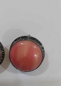 Oxidised Ear Studs