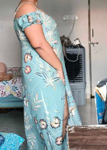 sea green dress